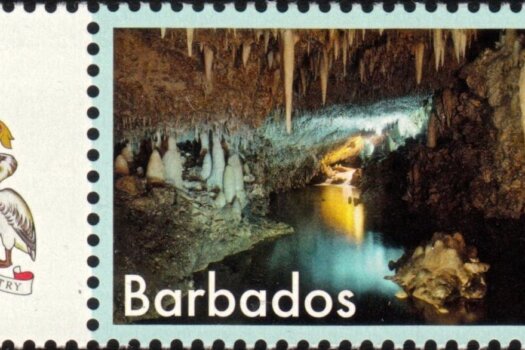 Seven Wonders of Barbados - 65c Harrison's Cave - Barbados SG1407